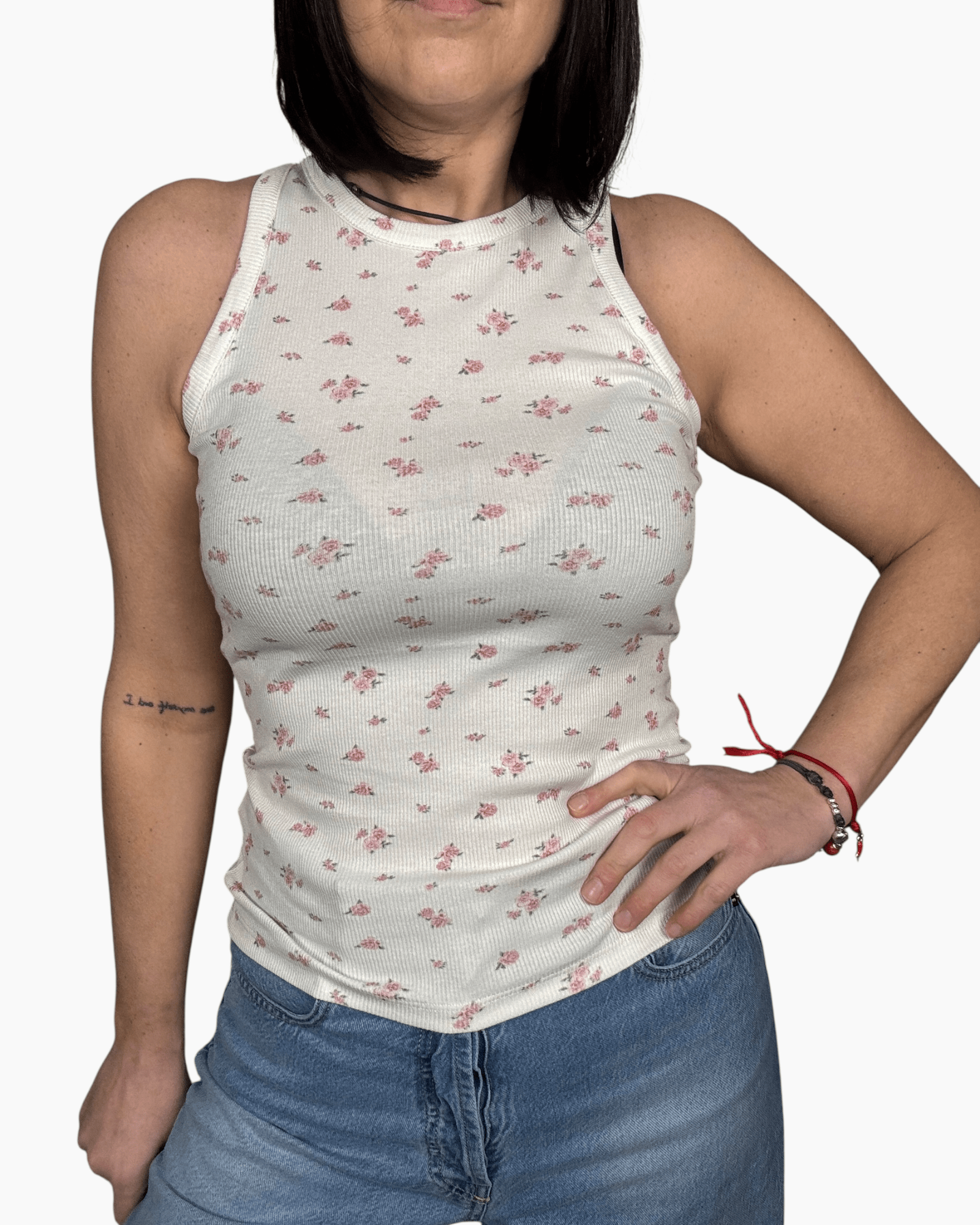 TOP FIORI VICOLO - XE BLU ABBIGLIAMENTO