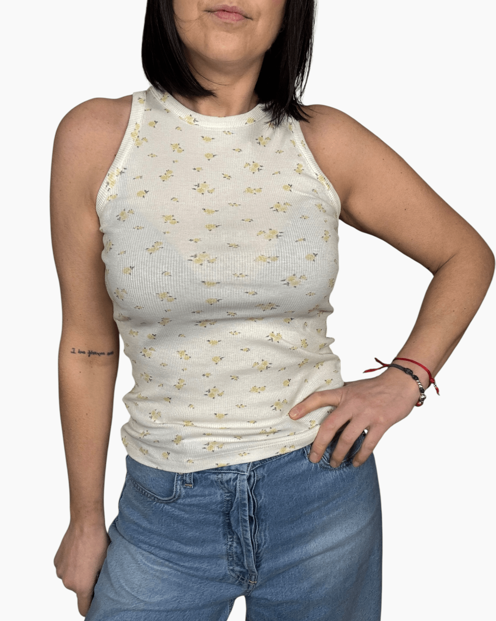 TOP FIORI VICOLO - XE BLU ABBIGLIAMENTO