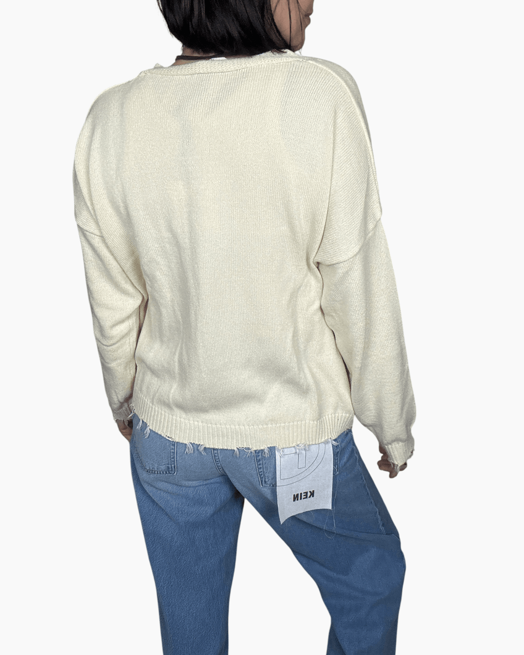 CARDIGAN ROTTURE VICOLO - XE BLU ABBIGLIAMENTO