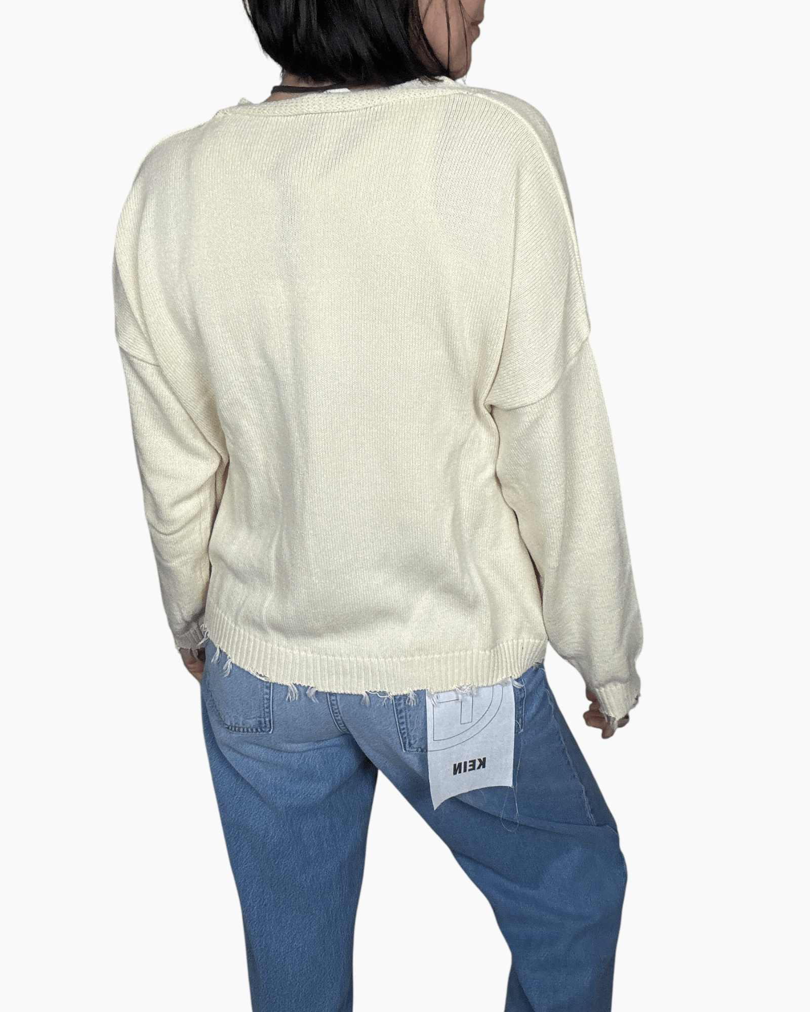 CARDIGAN ROTTURE VICOLO - XE BLU ABBIGLIAMENTO