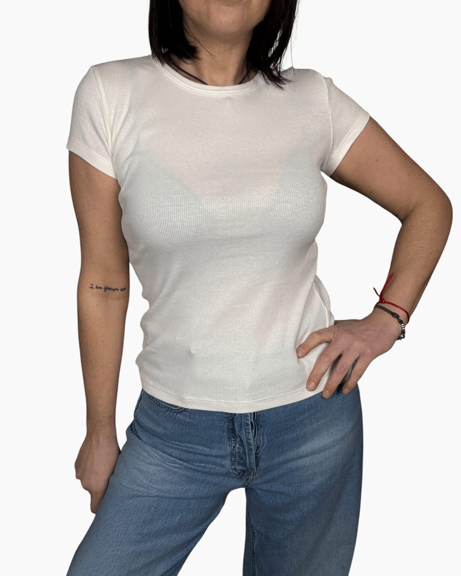 MAGLIETTA CROPPED VICOLO - XE BLU ABBIGLIAMENTO