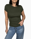 MAGLIETTA CROPPED VICOLO - XE BLU ABBIGLIAMENTO