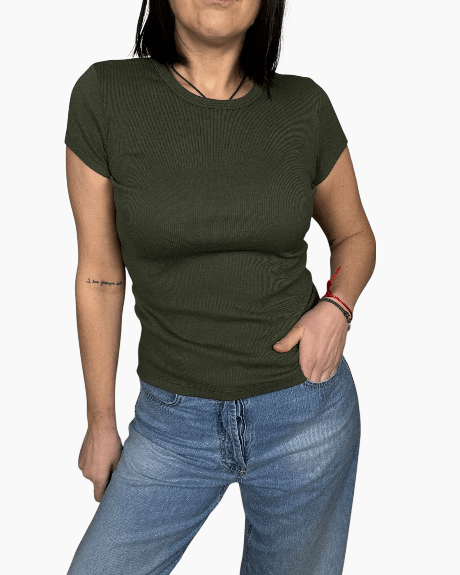 MAGLIETTA CROPPED VICOLO - XE BLU ABBIGLIAMENTO