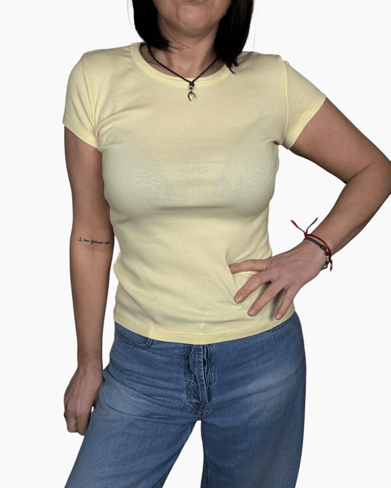 MAGLIETTA CROPPED VICOLO - XE BLU ABBIGLIAMENTO