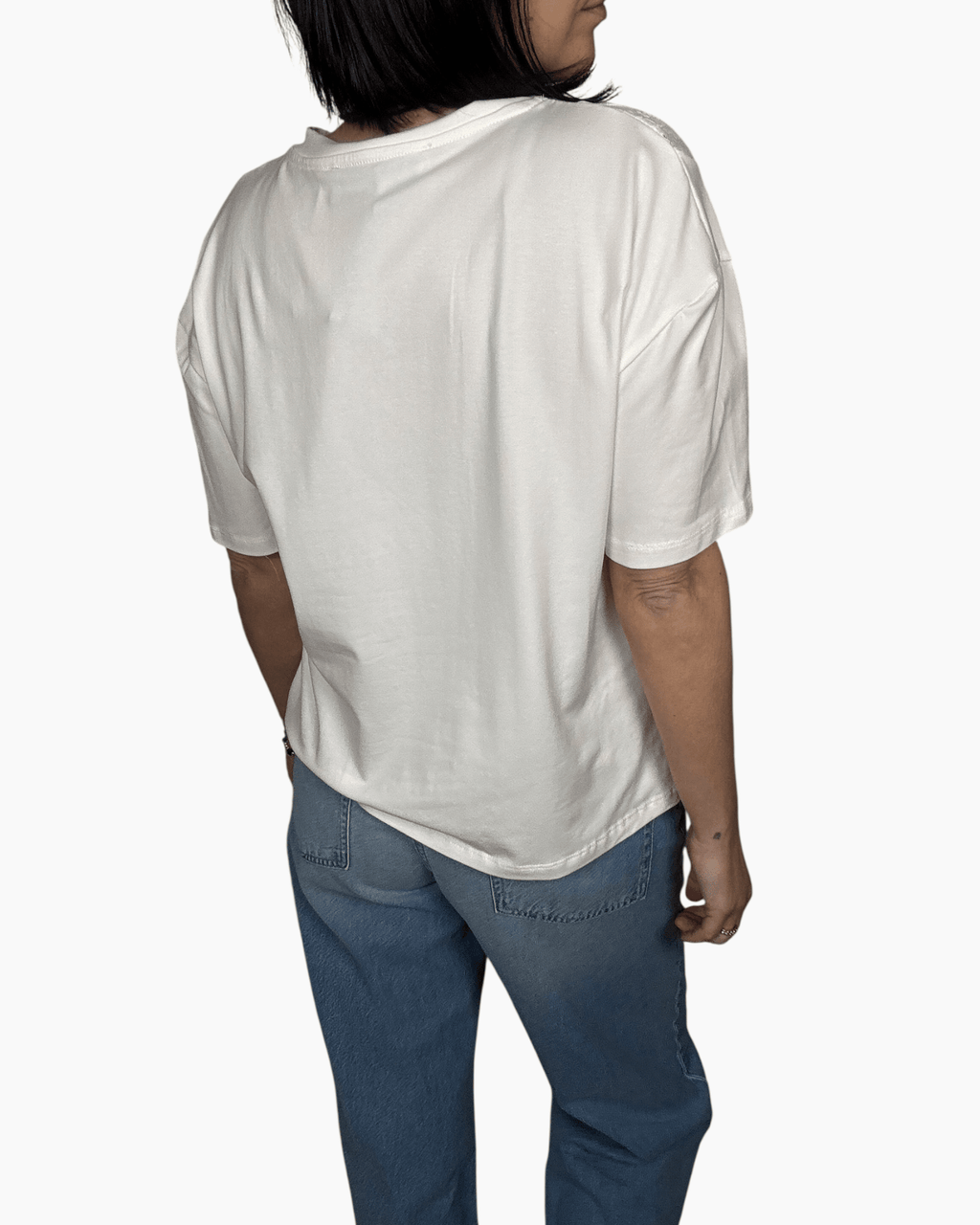 MAGLIETTA CON INSERTO IN PIZZO HAVEONE - XE BLU ABBIGLIAMENTO