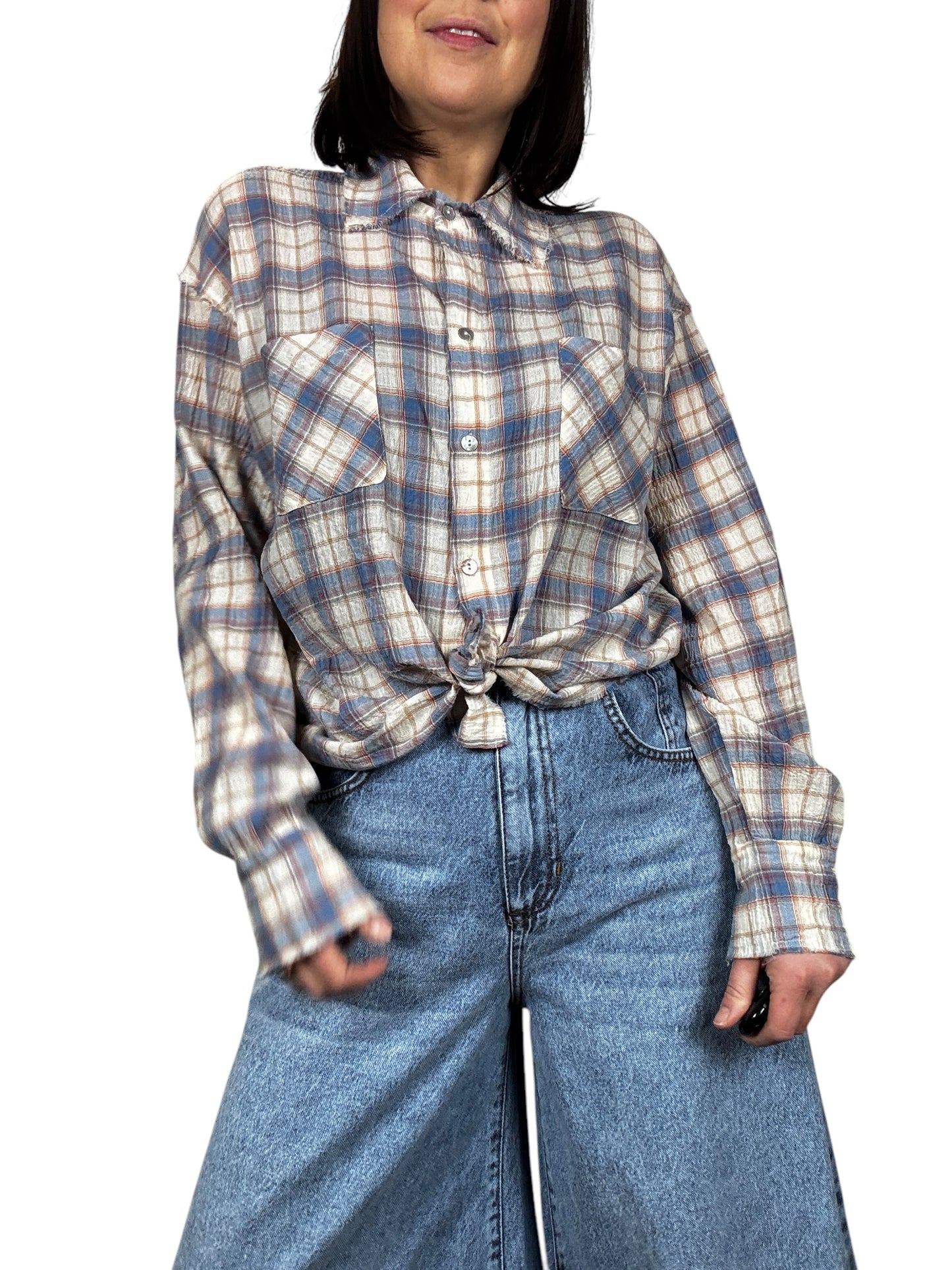 CAMICIA QUADRO AZZURRO HAVEONE