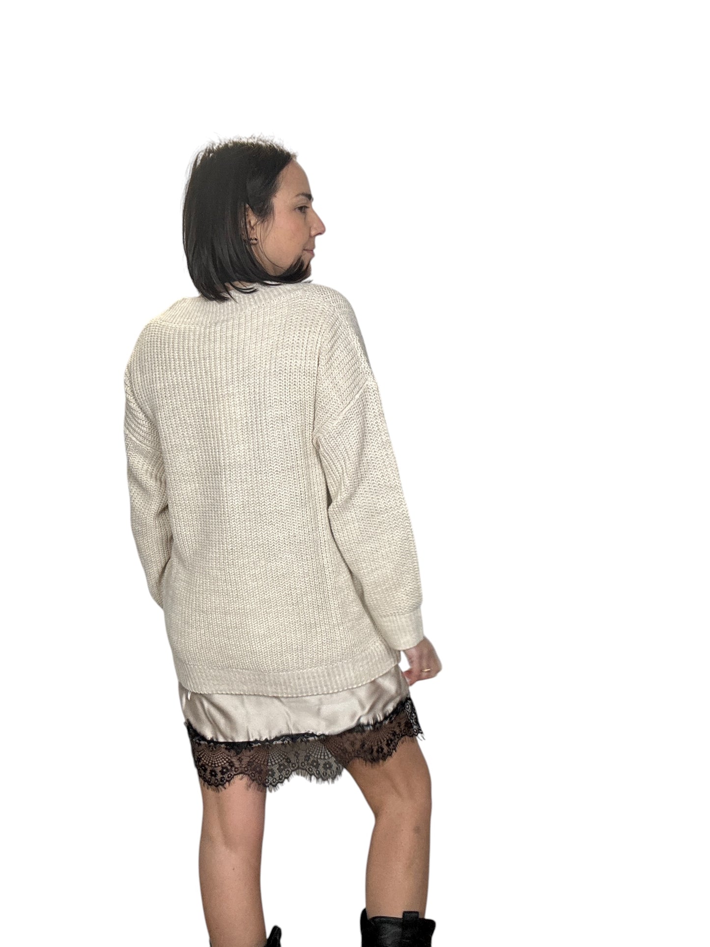 ABITO INSERTO IN PIZZO SUSY MIX