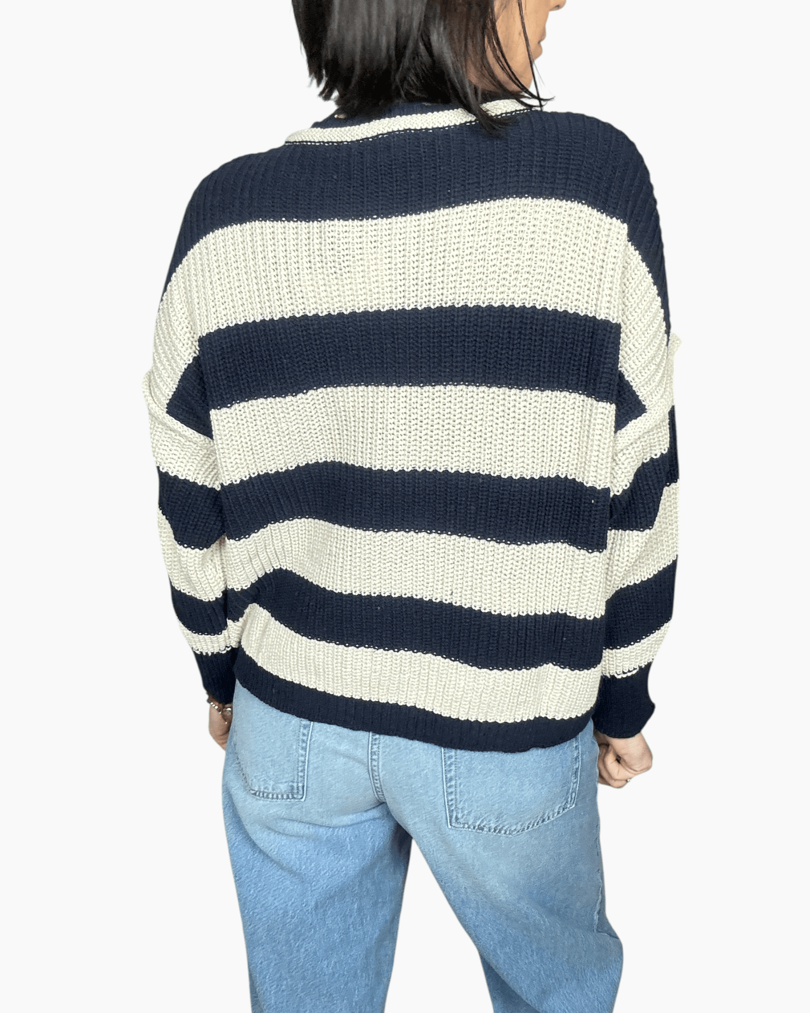 MAGLIA A RIGHE HAVEONE - XE BLU ABBIGLIAMENTO