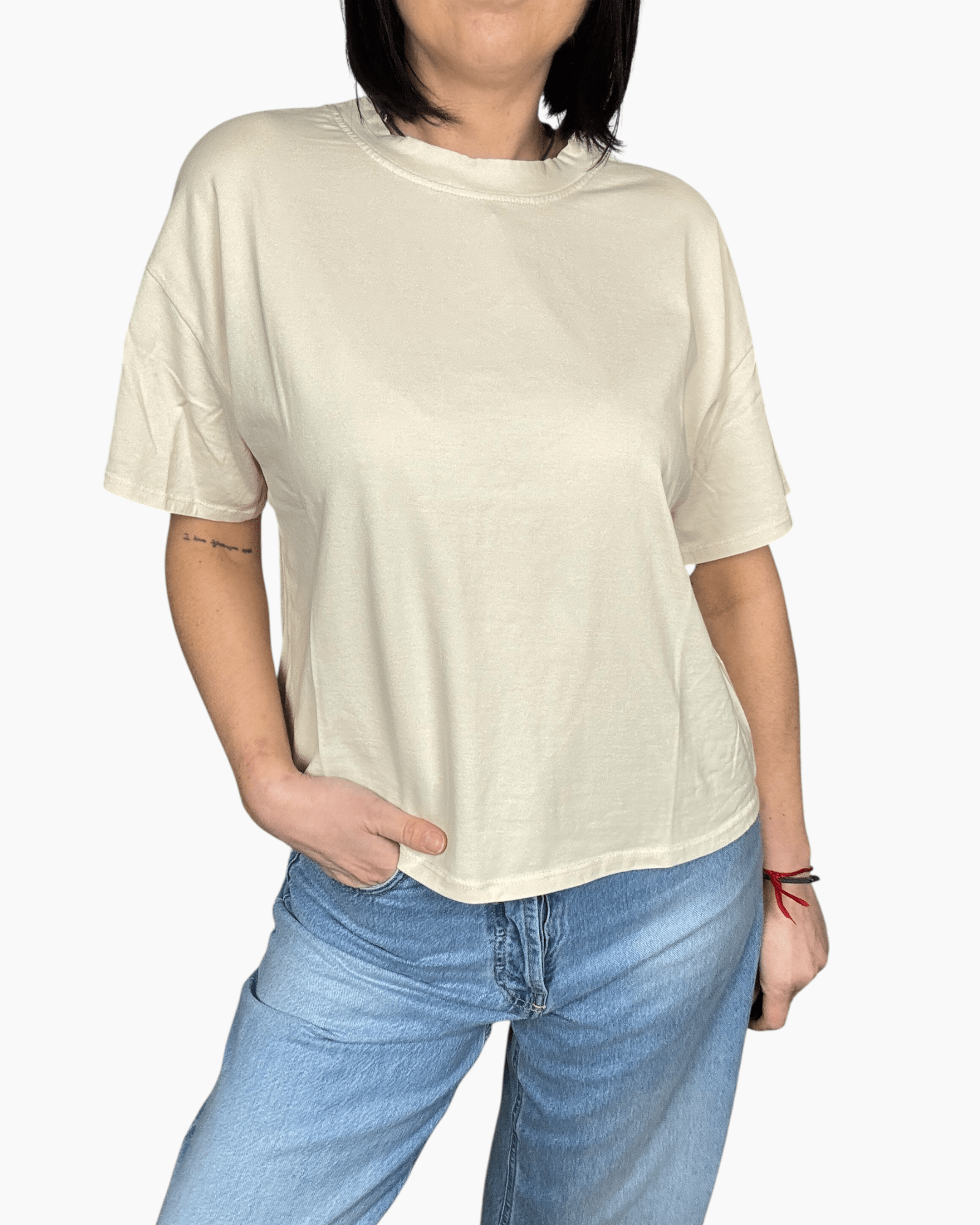 T - SHIRT BASIC MANICA CORTA HAVEONE - XE BLU ABBIGLIAMENTO