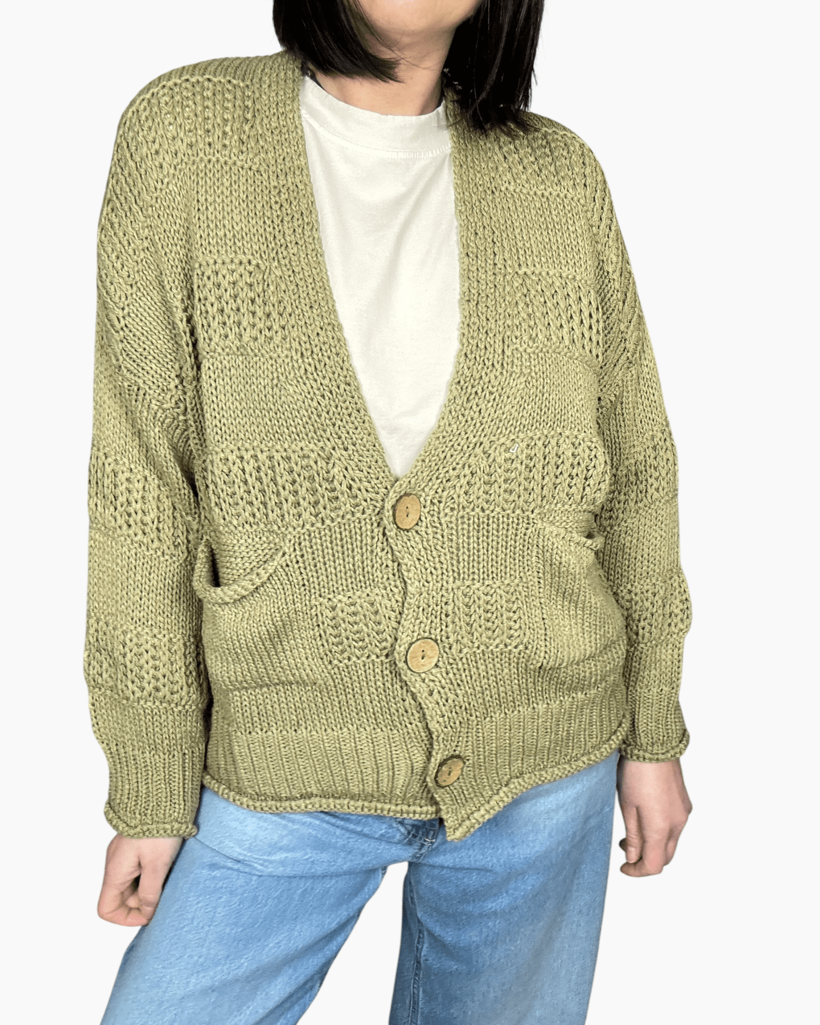 CARDIGAN LAVORATO HAVEONE - XE BLU ABBIGLIAMENTO