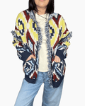 CARDIGAN A FANTASIA TENSIONE IN - XE BLU ABBIGLIAMENTO