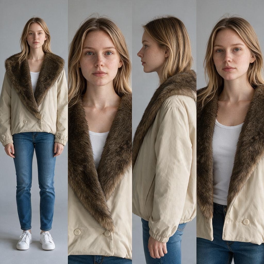 BOMBER CON INSERTO ECOPELLICCIA SUSY MIX