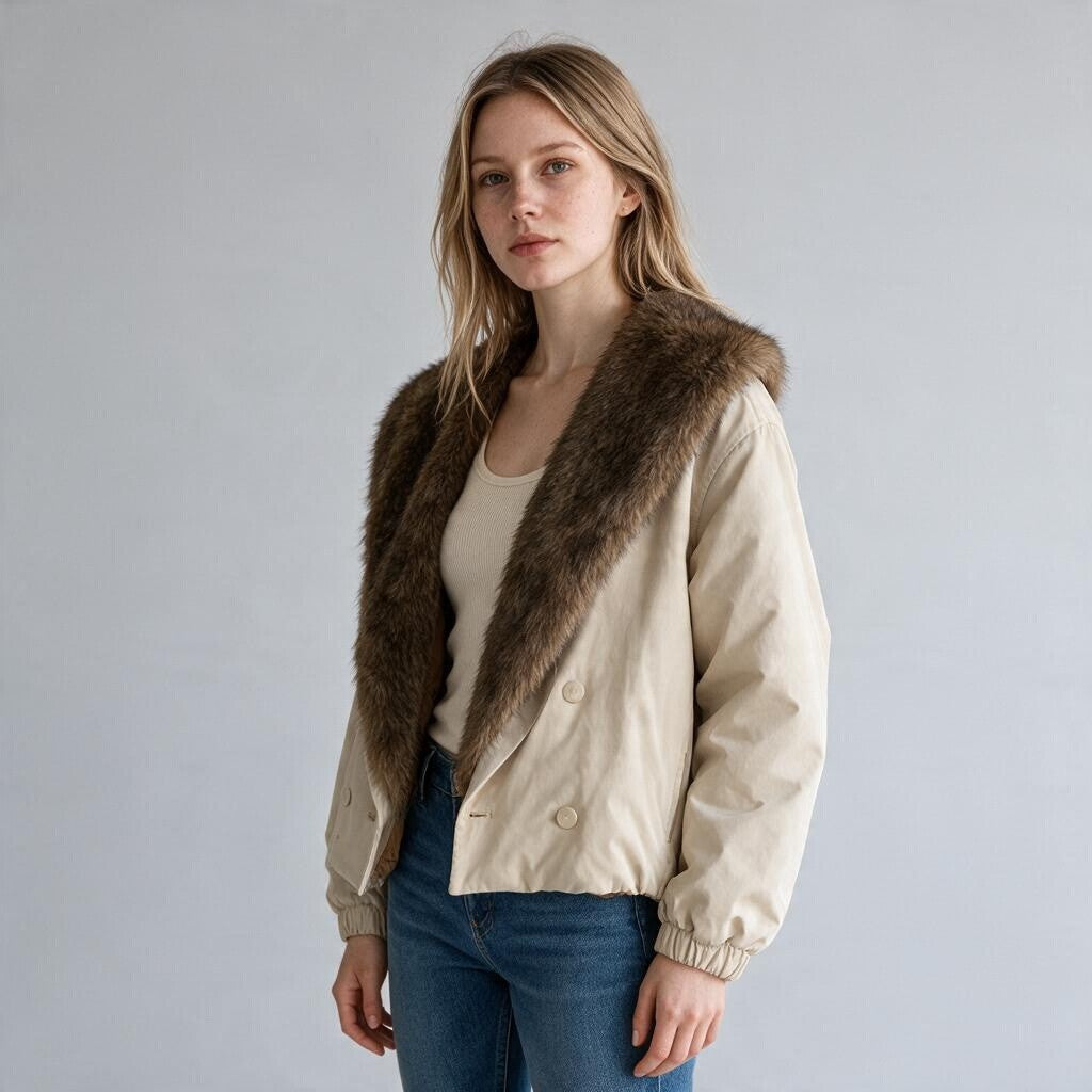 BOMBER CON INSERTO ECOPELLICCIA SUSY MIX