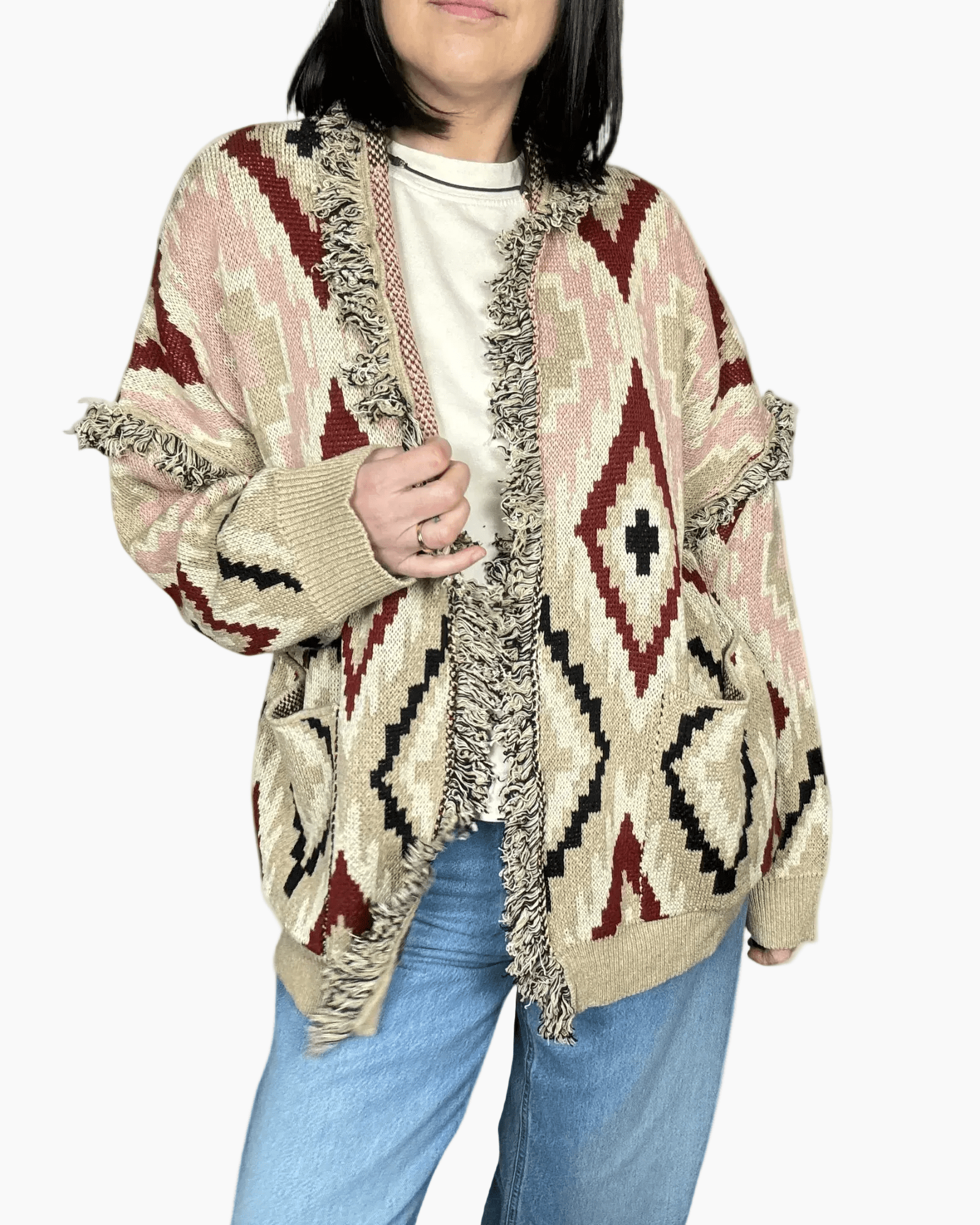 CARDIGAN A FANTASIA TENSIONE IN - XE BLU ABBIGLIAMENTO