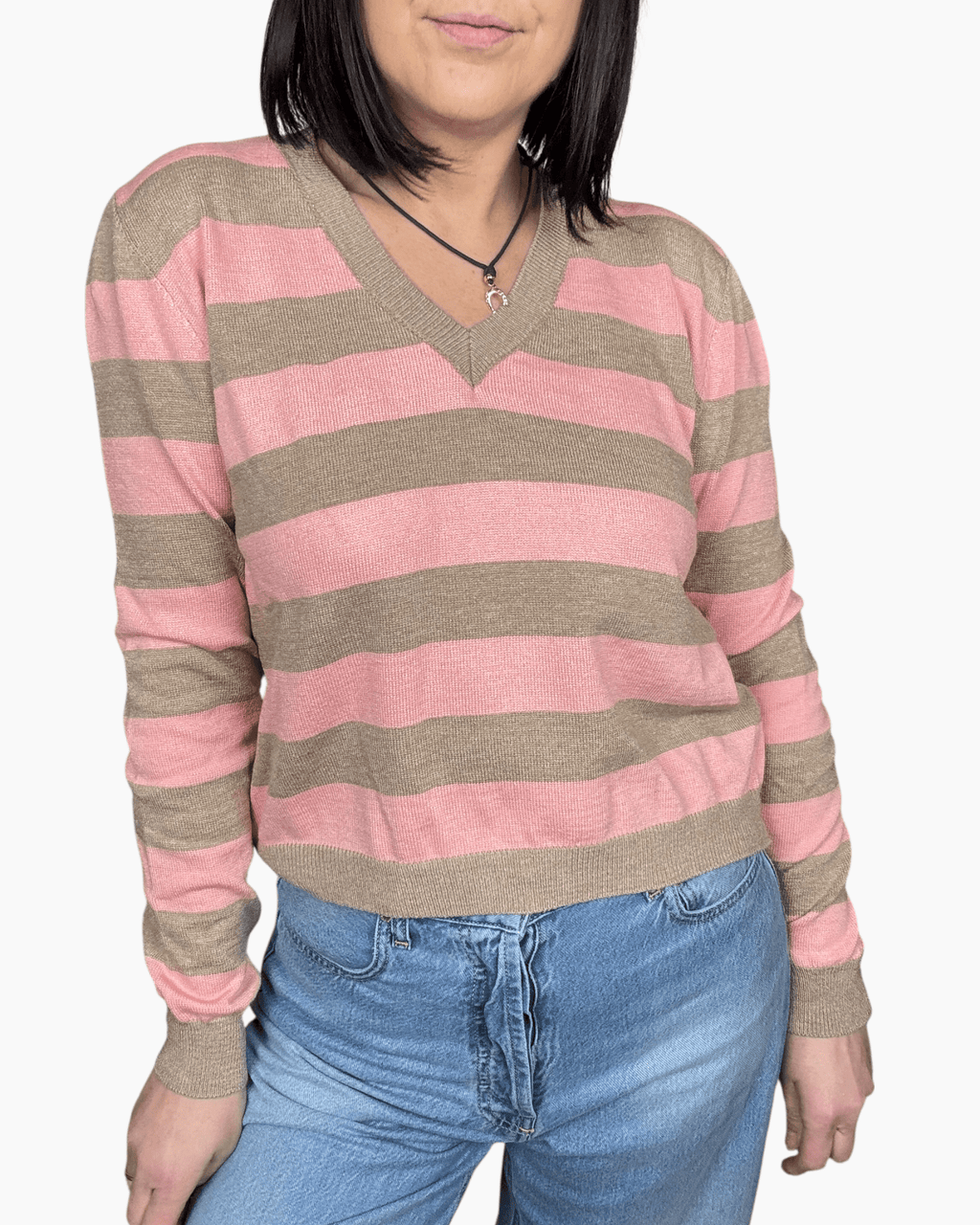 MAGLIA A RIGHE TENSIONE IN - XE BLU ABBIGLIAMENTO