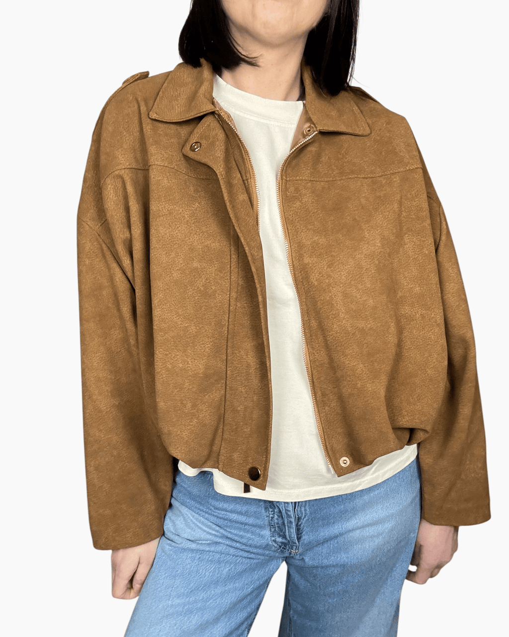 BOMBER IN ECO - DAINO HAVEONE - XE BLU ABBIGLIAMENTO