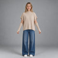 MAGLIA CON MANICOTTO SUSY MIX