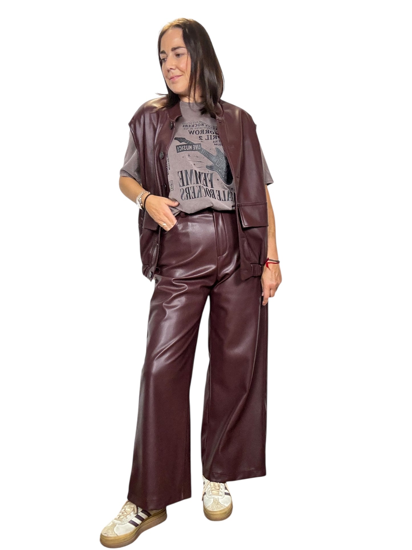 PANTALONE IN ECOPELLE SUSY MIX