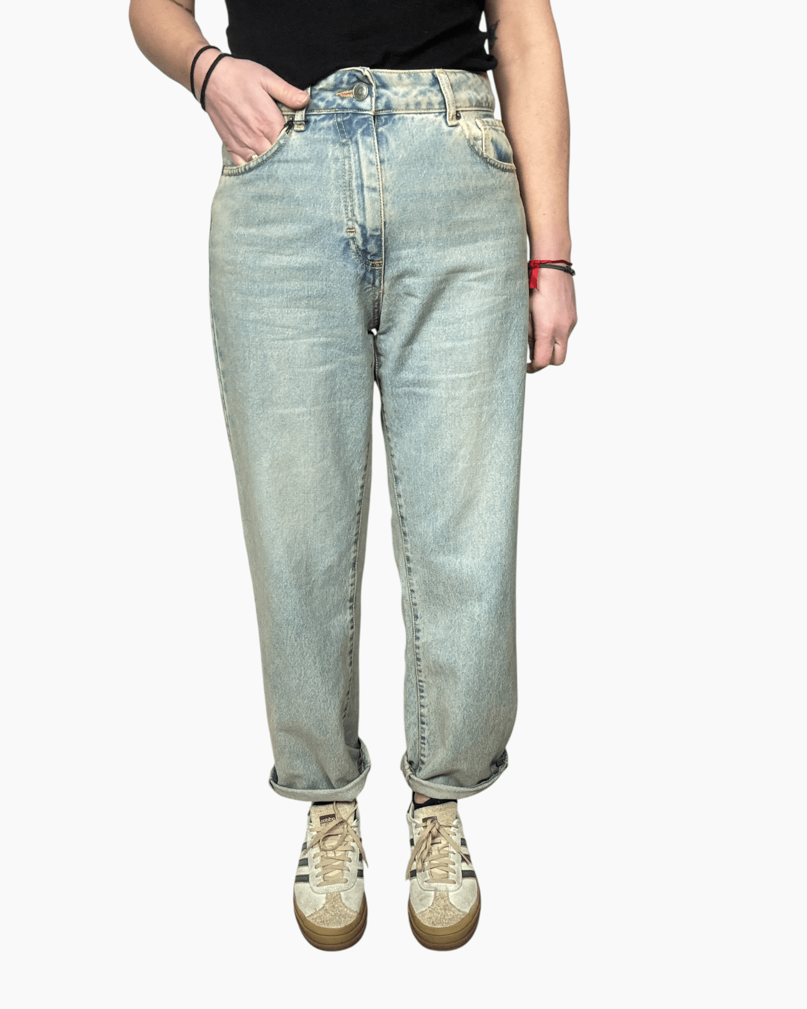 JEANS TOM SABBIATO TENSIONE IN - XE BLU ABBIGLIAMENTO