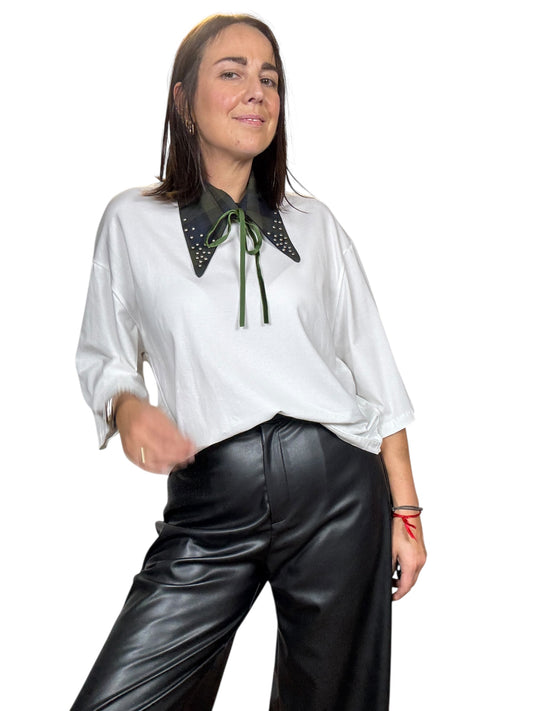 MAGLIETTA CON COLLETTO SUSY MIX