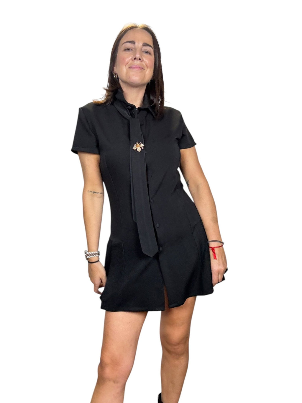 ABITO CRAVATTA SUSY MIX - XE BLU ABBIGLIAMENTO