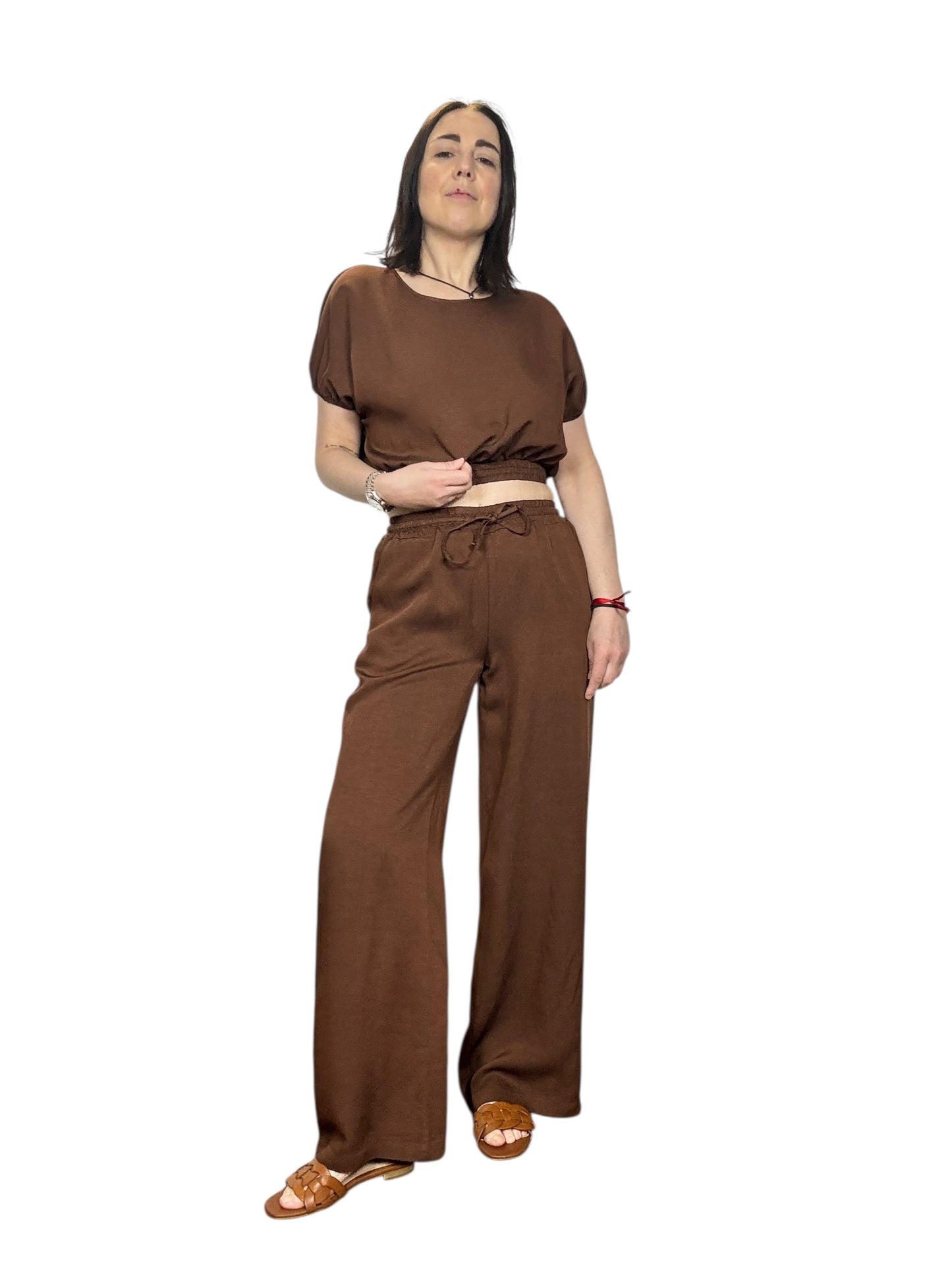PANTALONE A PALAZZO BASIC VICOLO