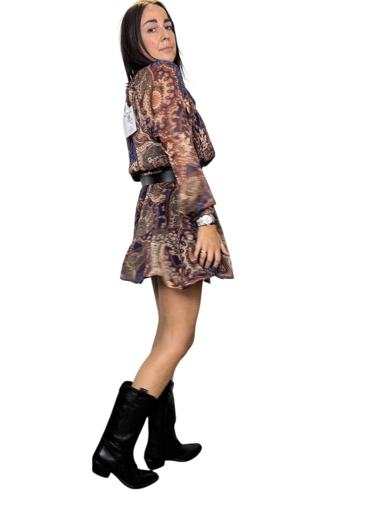 ABITO FANTASIA MULTICOLOR SUSY MIX - XE BLU ABBIGLIAMENTO