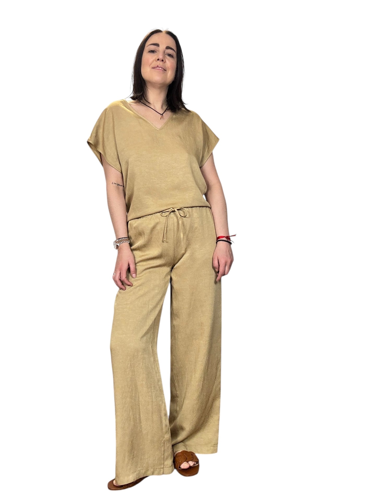 PANTALONE A PALAZZO BASIC VICOLO