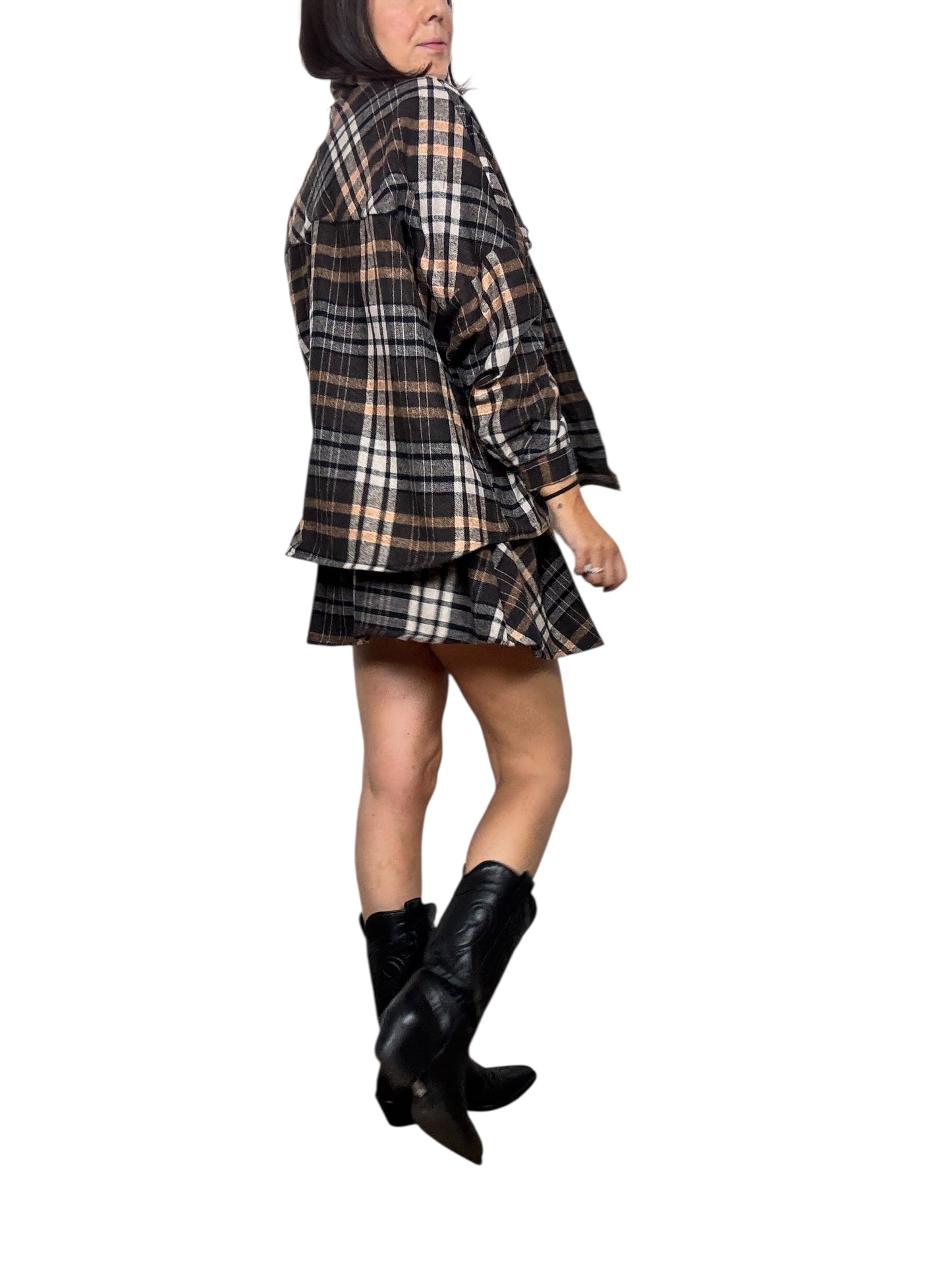 CAMICIA CHECK MARR-NERO DIXIE
