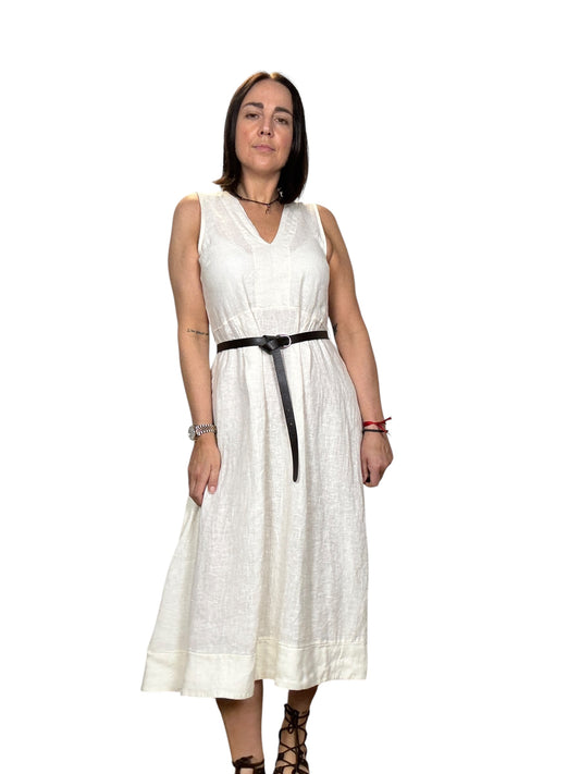 ABITO MIDI IN LINO VICOLO