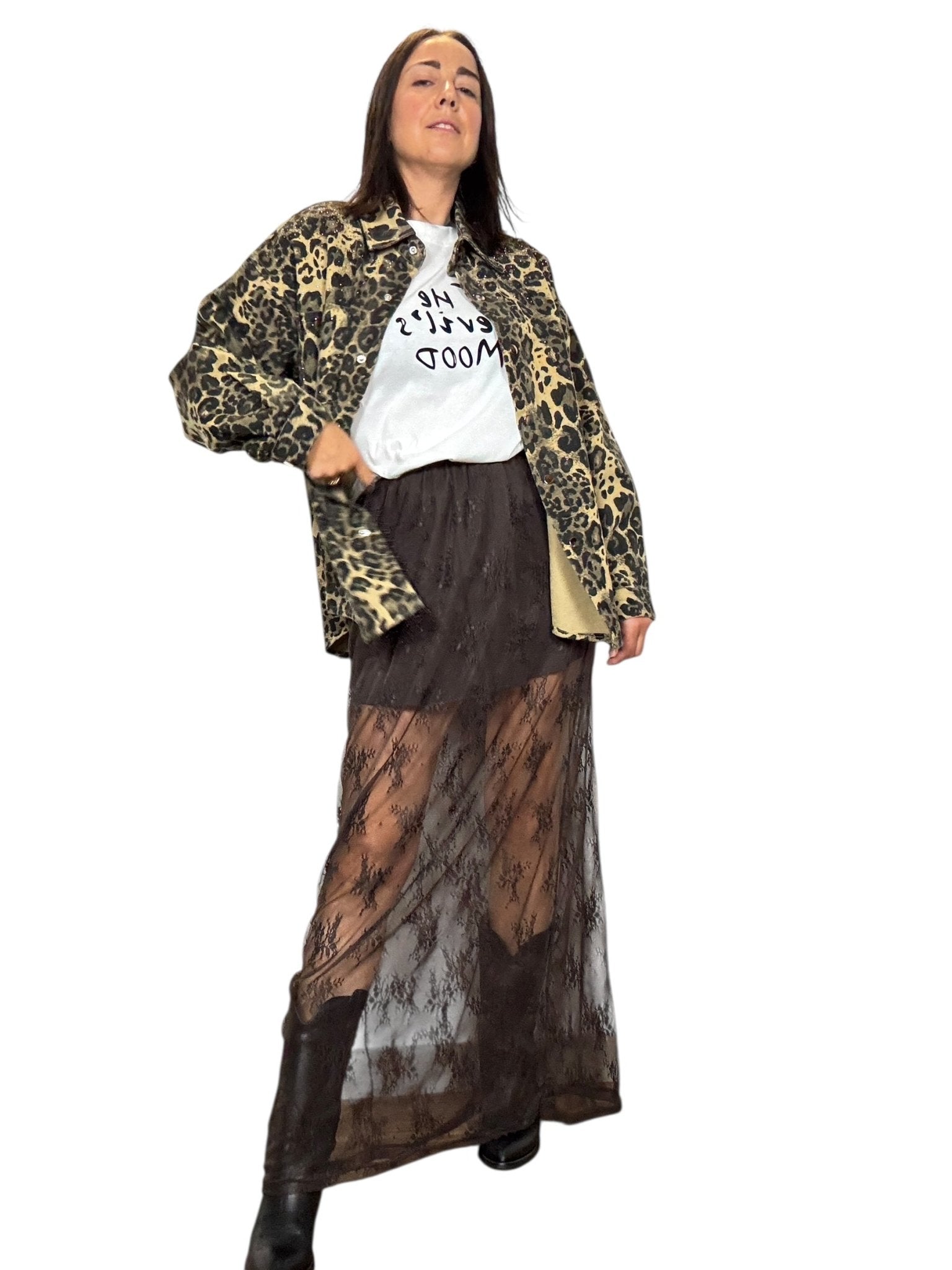 GONNA IN PIZZO DIXIE - XE BLU ABBIGLIAMENTO