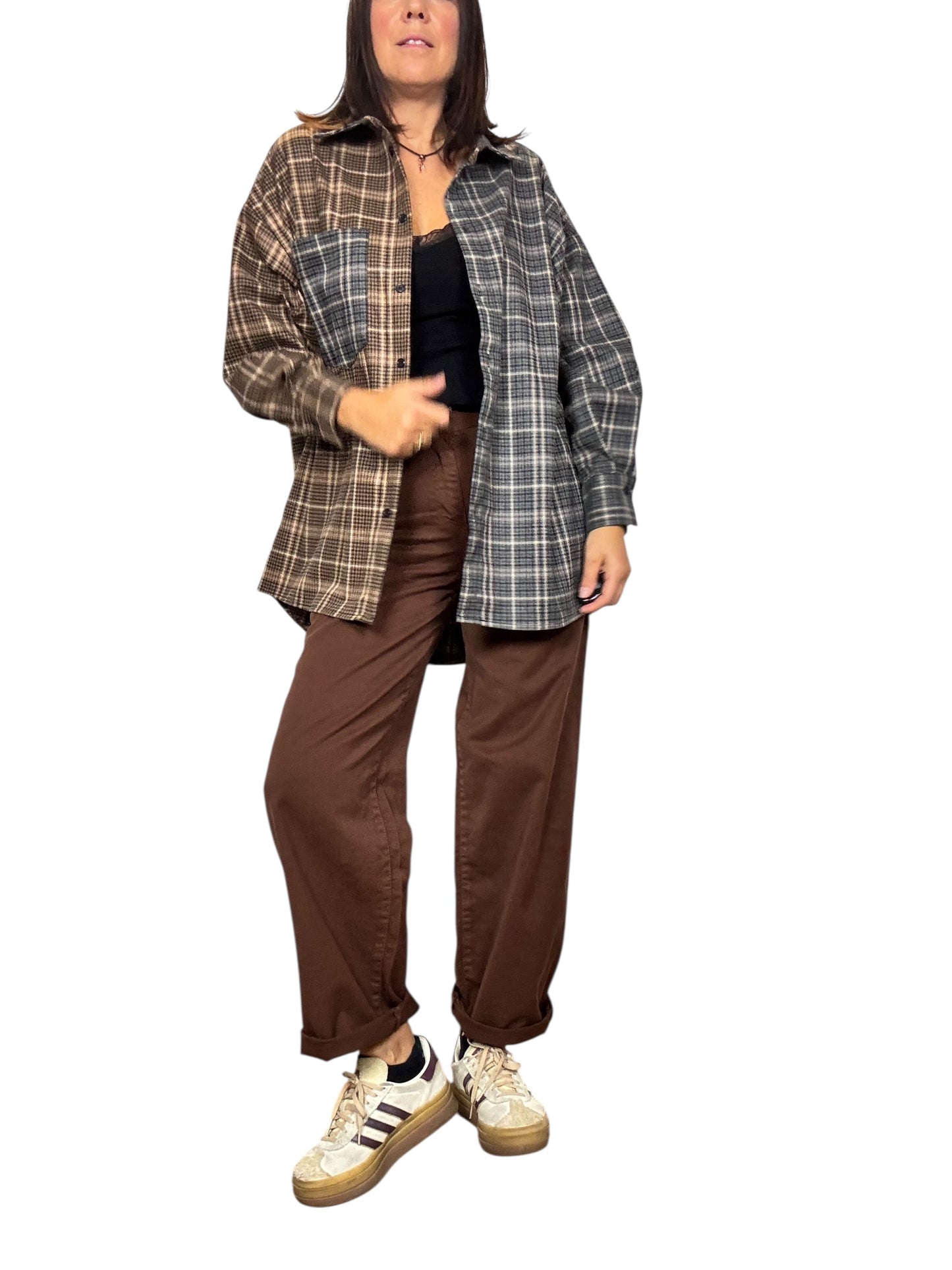 CAMICIA CHECK DOPPIO COLORE DIXIE