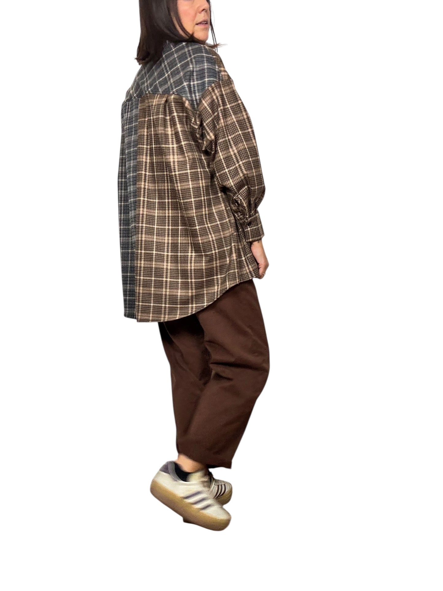 CAMICIA CHECK DOPPIO COLORE DIXIE