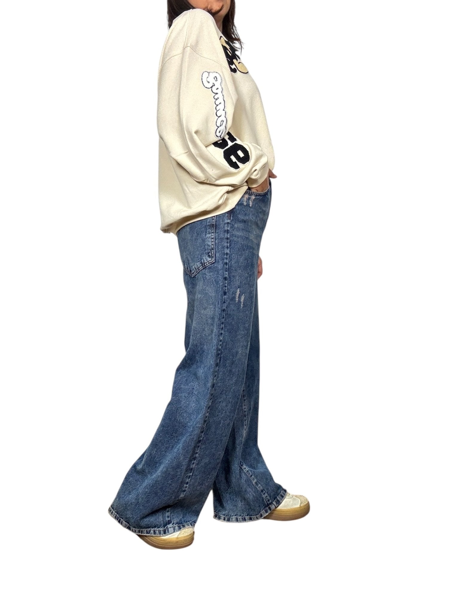 JEANS A PALAZZO DIXIE - XE BLU ABBIGLIAMENTO