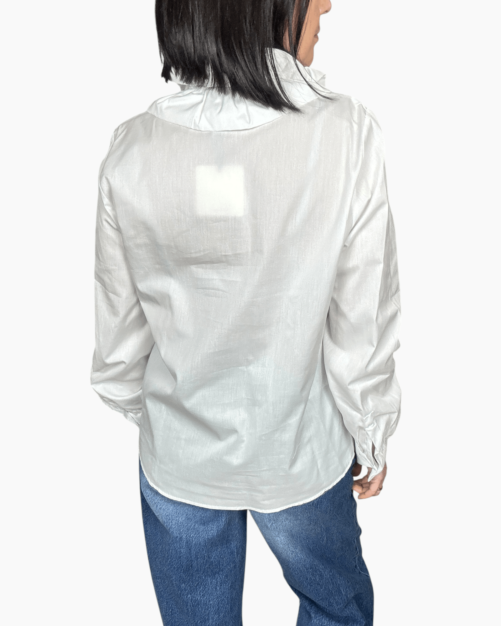 CAMICIA CON FIOCCO VICOLO - XE BLU ABBIGLIAMENTO