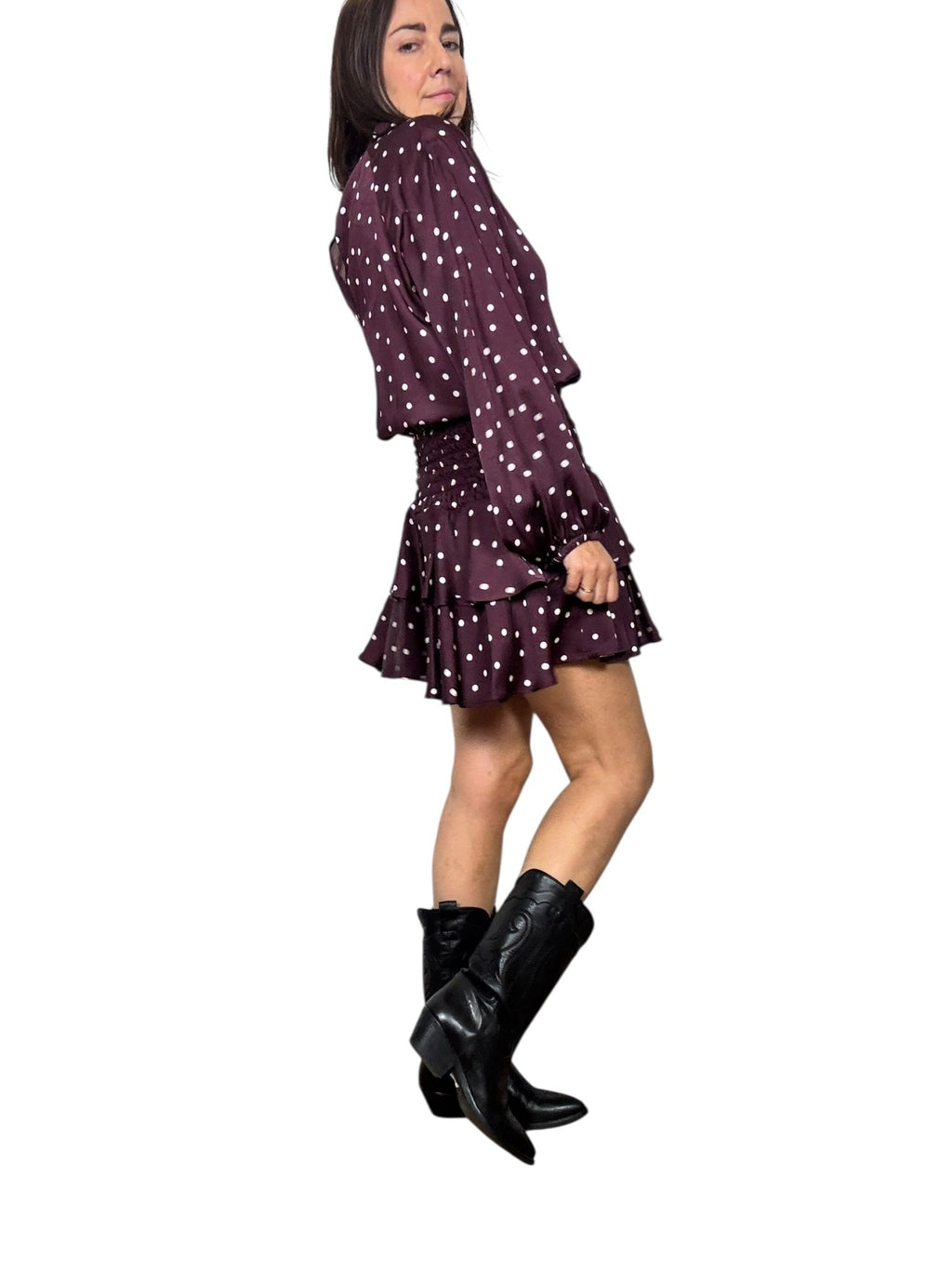 ABITO A POIS VICOLO - XE BLU ABBIGLIAMENTO