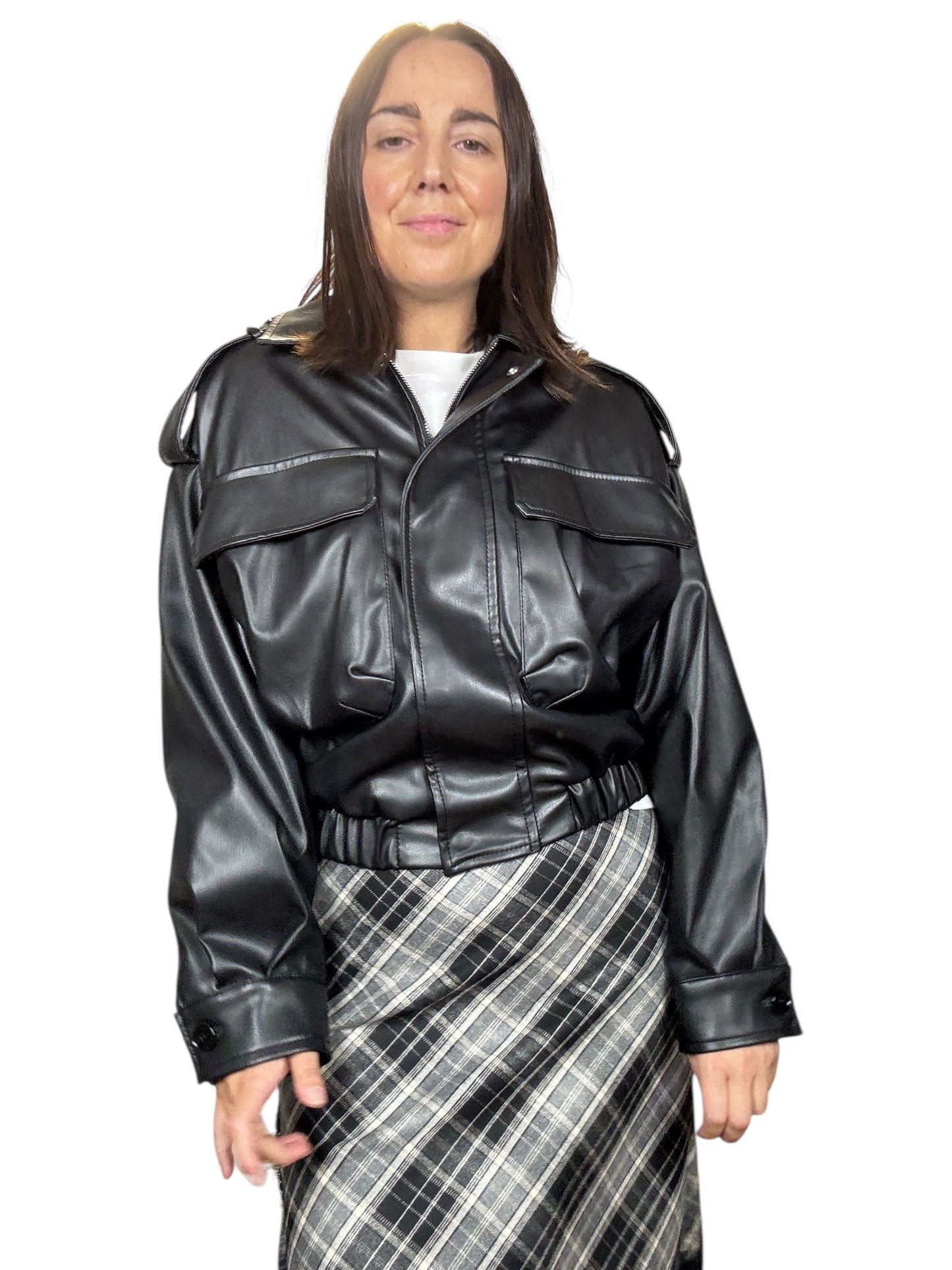 BOMBER IN PELLE VICOLO