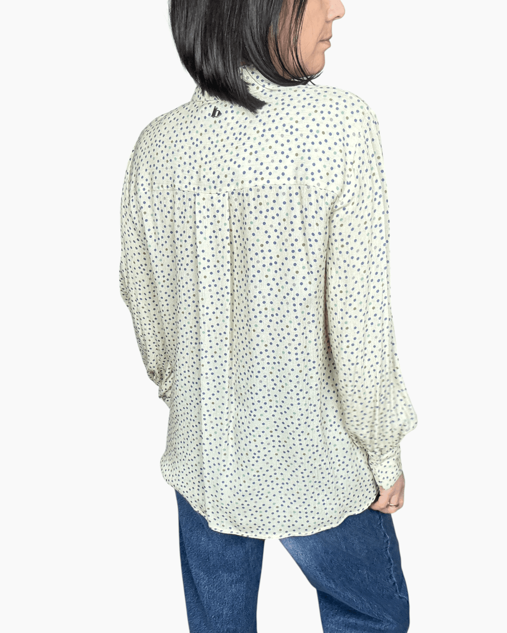 CAMICIA A POIS MULTICOLOR DIXIE - XE BLU ABBIGLIAMENTO