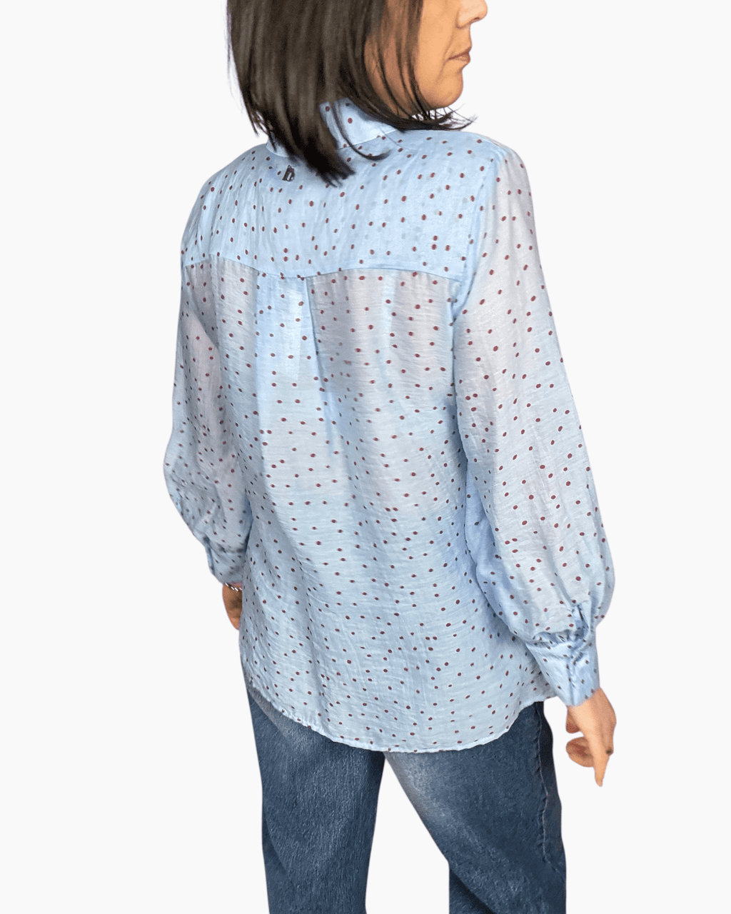 CAMICIA A POIS DIXIE - XE BLU ABBIGLIAMENTO