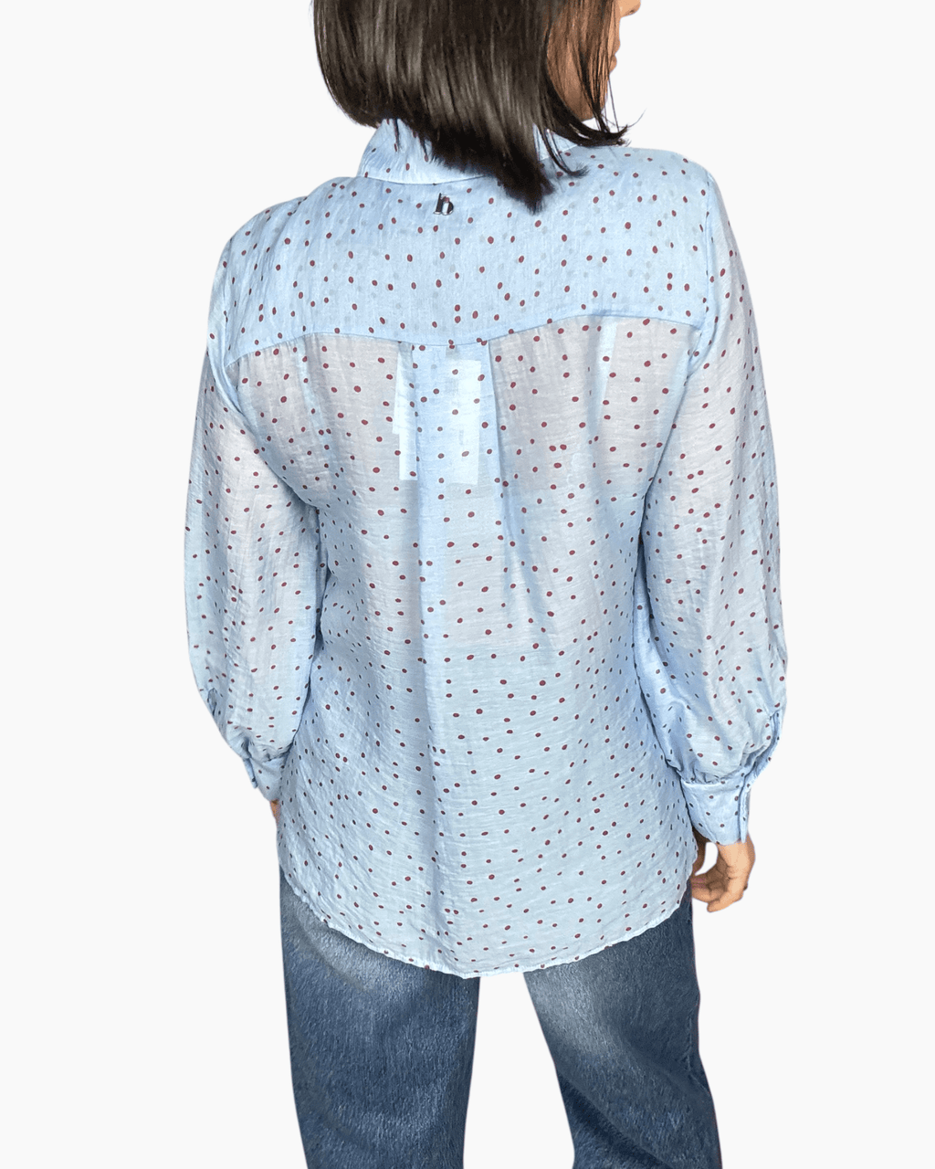CAMICIA A POIS DIXIE - XE BLU ABBIGLIAMENTO