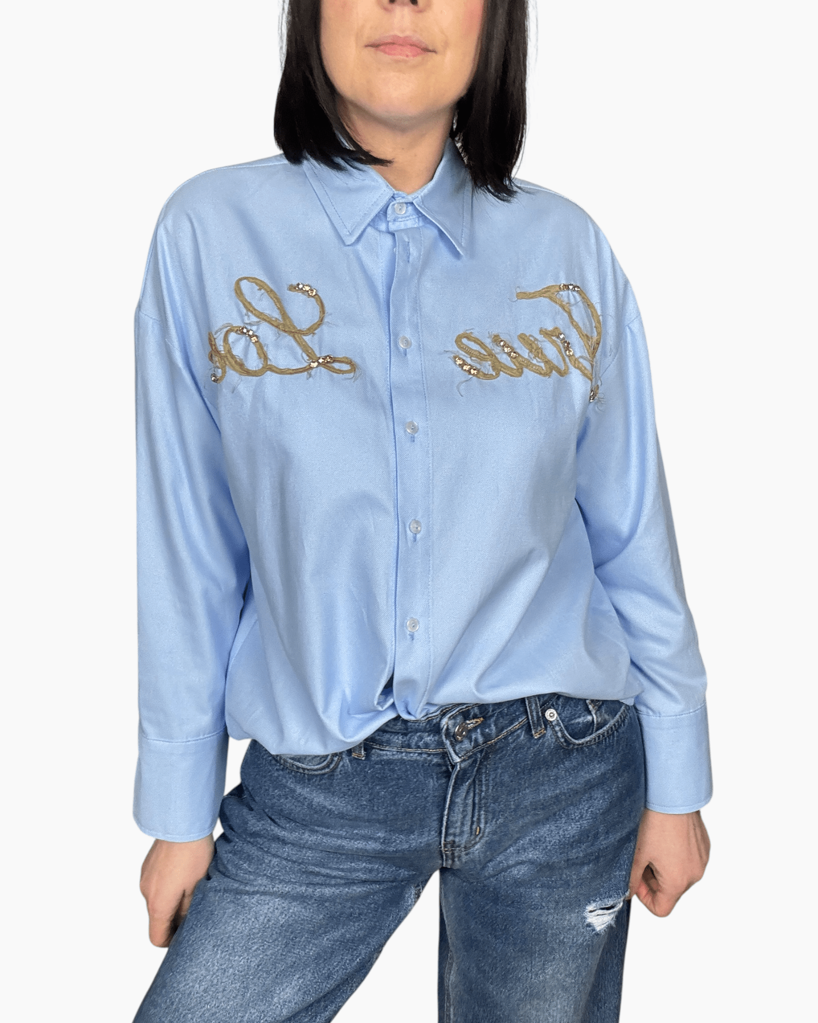 CAMICIA TRUE LOVE SUSY MIX - XE BLU ABBIGLIAMENTO