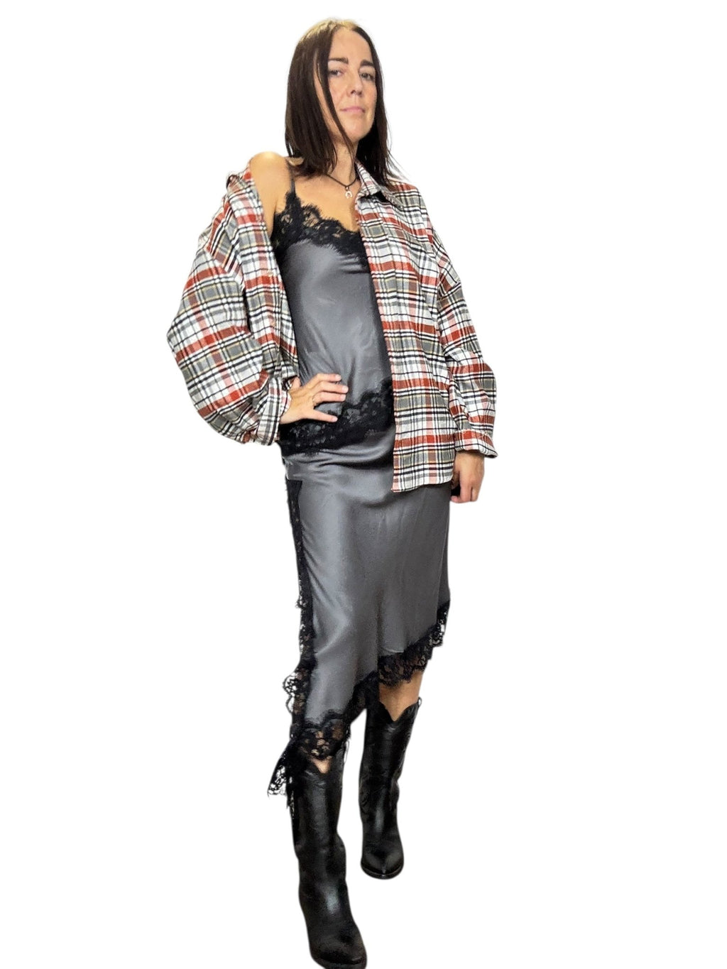 CAMICIA CHECK IN FLANELLA HAVEONE - XE BLU ABBIGLIAMENTO