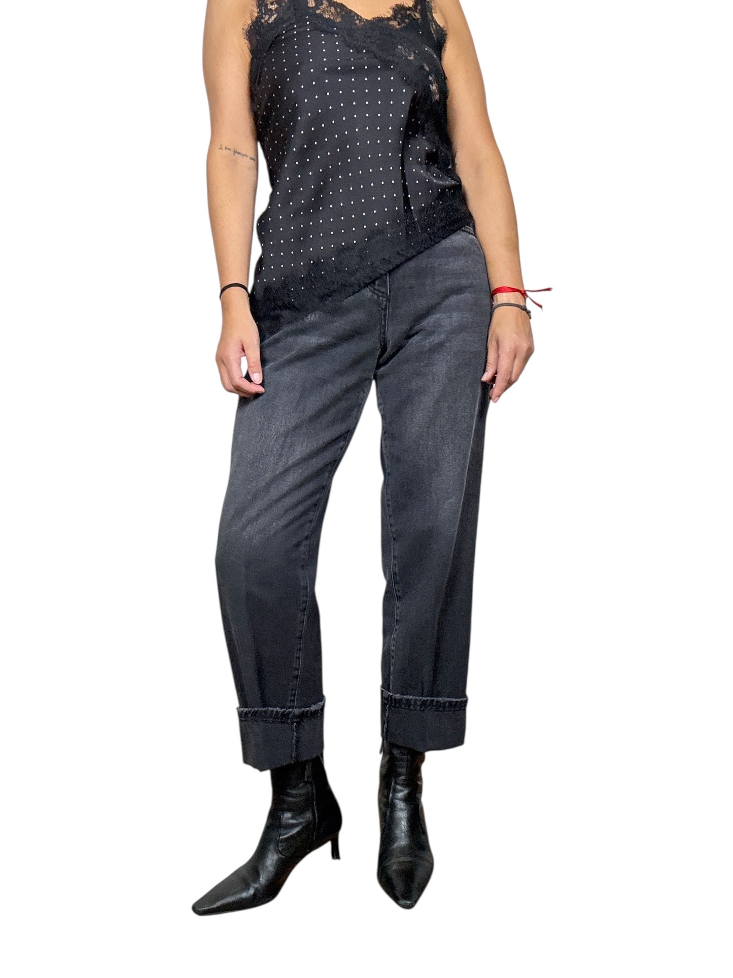 JEANS MANDY NERO HAVEONE
