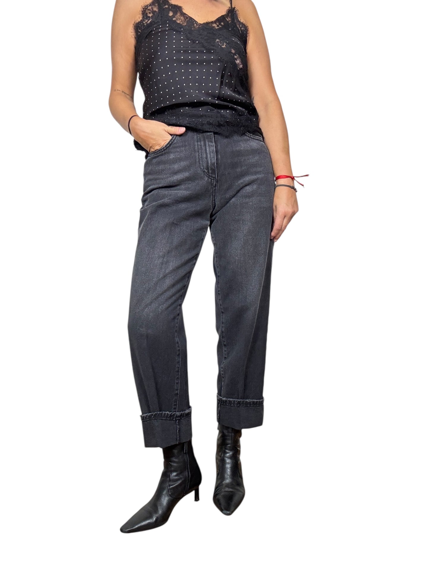 JEANS MANDY NERO HAVEONE