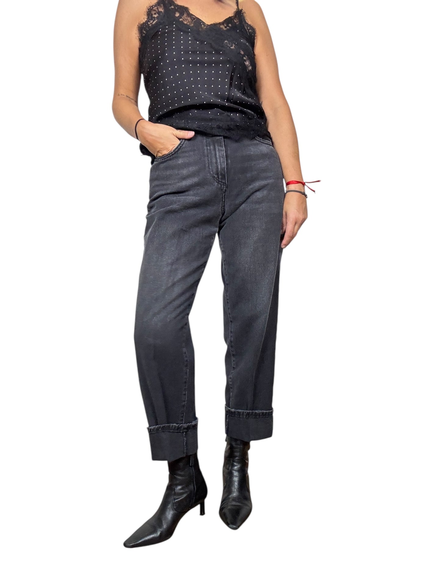 JEANS MANDY NERO HAVEONE