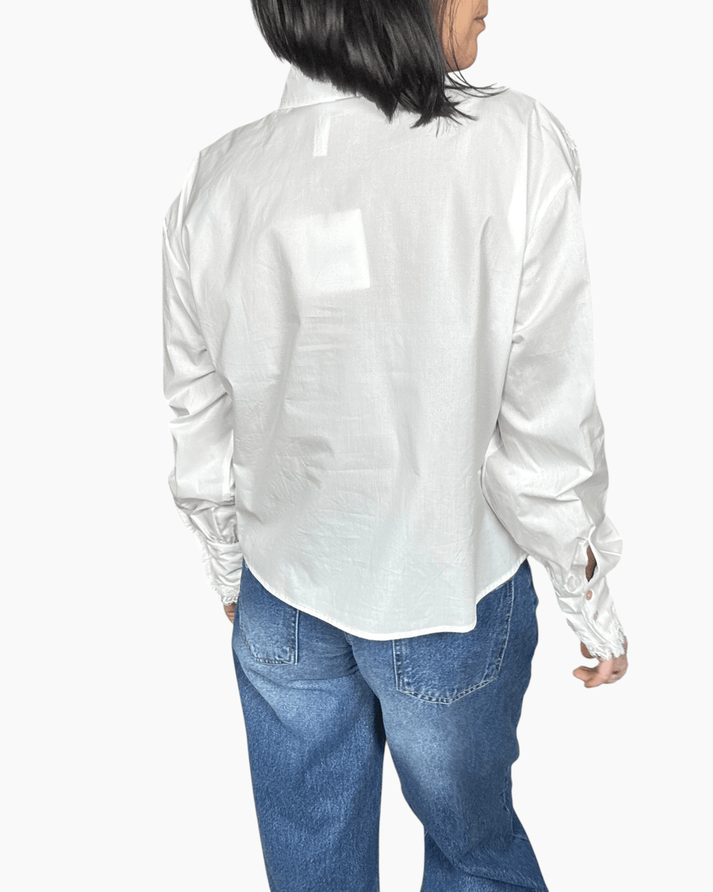 CAMICIA IN PIZZO TENSIONE IN - XE BLU ABBIGLIAMENTO