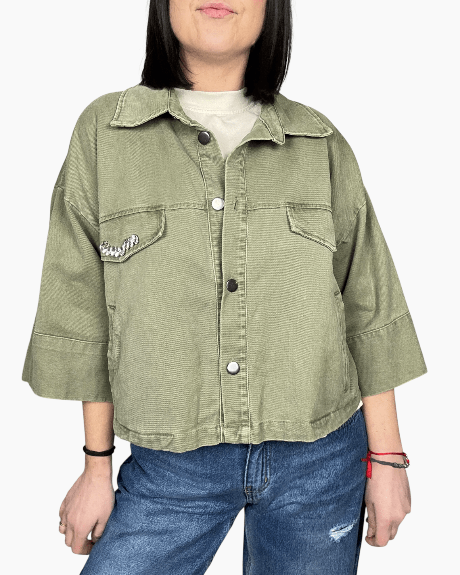 GIUBBINO MANICA A 3/4 SUSY MIX - XE BLU ABBIGLIAMENTO