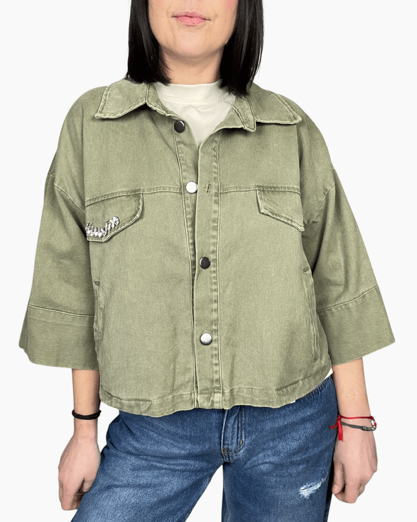 GIUBBINO MANICA A 3/4 SUSY MIX - XE BLU ABBIGLIAMENTO