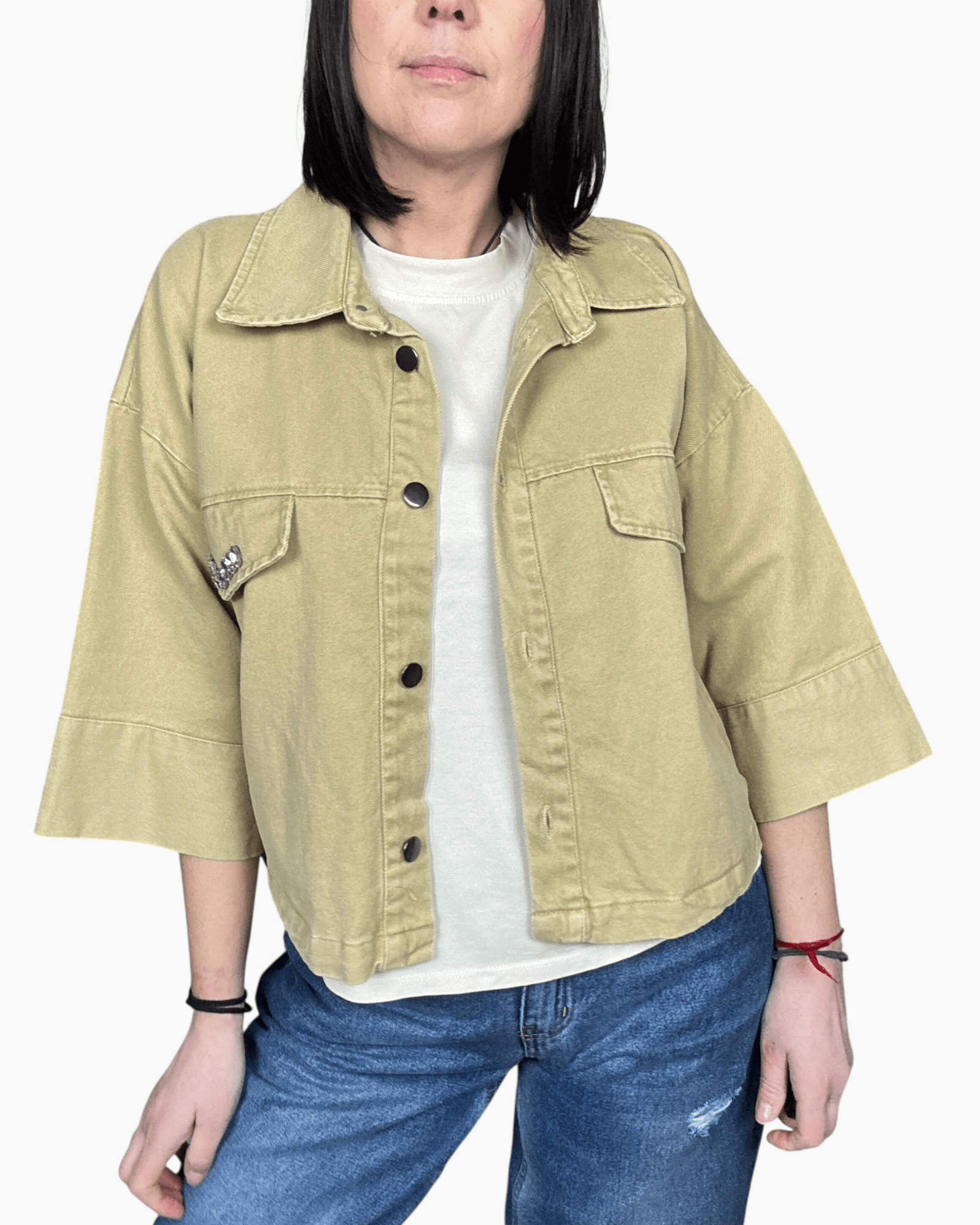 GIUBBINO MANICA A 3/4 SUSY MIX - XE BLU ABBIGLIAMENTO