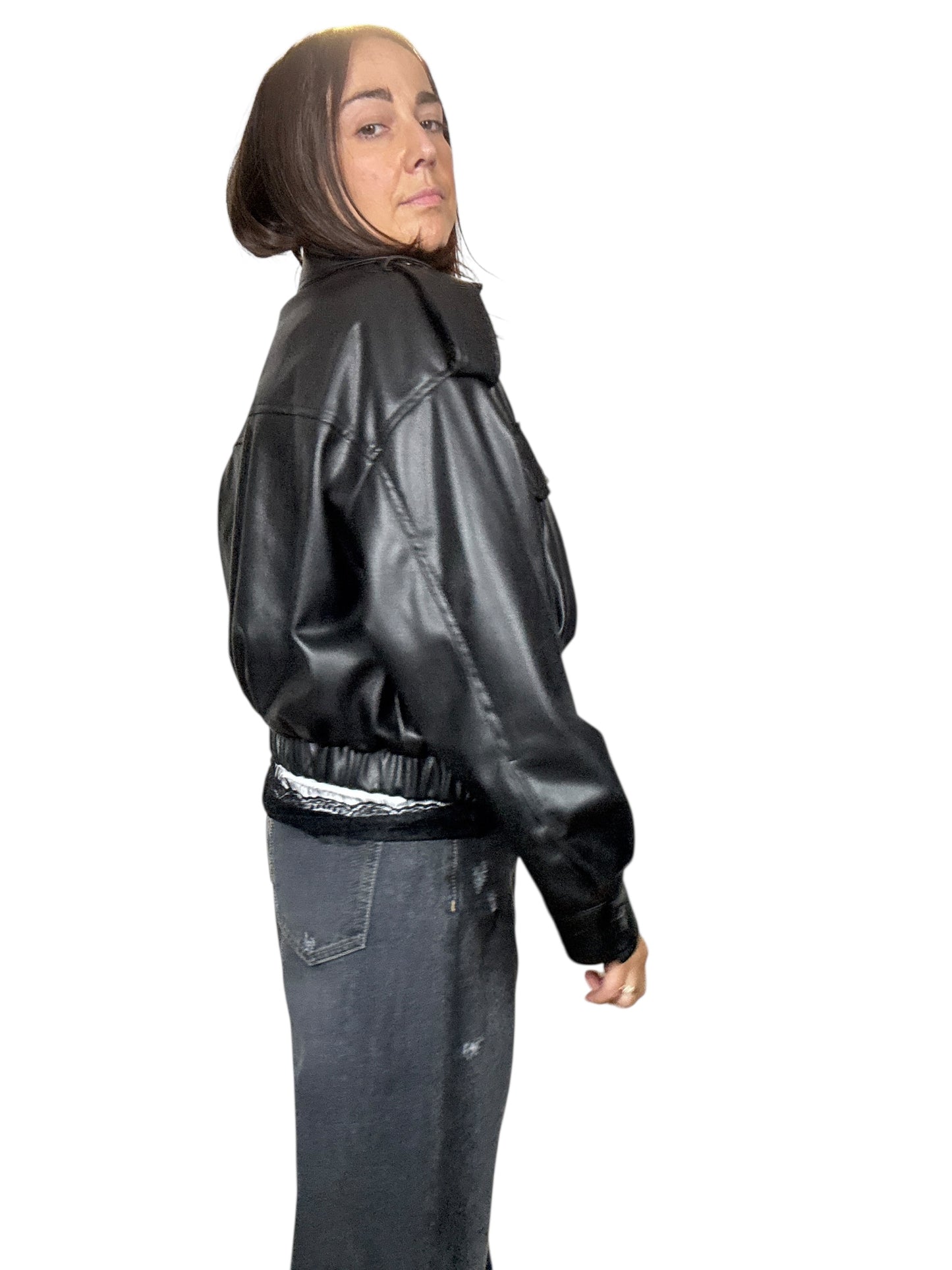 BOMBER IN PELLE VICOLO